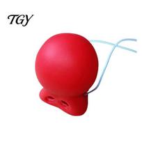Clown Nose Prop Red Nose, Soft Fake for Adults Halloween Party Supplies Kids, Cosplay Costume Accessories, Masquerade Parent Child Game Props One Size B red
