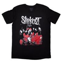 Men's Slipknot Stretched Barcode T-shirt X-Large Black XXXXL black