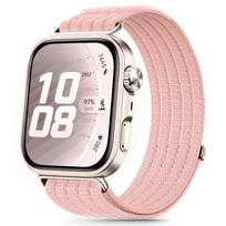 Rožinė apyrankė Tech-Protect Nylon Sport laikrodžiui Huawei Watch FIT 3 / 4 / 4 PRO / 5 / 5 PRO