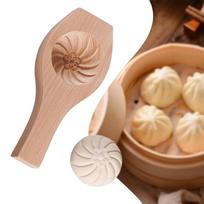 Bun Maker for DIY Stuffed Pastries, Kitchen Tool Chinese Baozi Flower beige