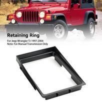 Transmission Shift Boot Bezel Manual Trans Fit Jeep Wrangler TJ 1997-2004 gray