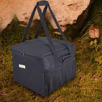 Mobile Toilet Handbag, Lid Black Organizer Carry Accessories Storage for Trash Car Camping 38x43x45cm gray