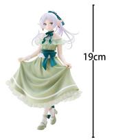 19CM Anime Frieren figūrėlė Žalia suknelė Frieren veiksmo figūrėlė PVC Frieren modelis Darbalaukio kolekcijos modelis Žaislai Vaikams Kalėdinės dovanos 19CM white