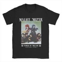Malice Mizer   Men T Shirt   Japanese Rock Band   Crazy Tees Short Sleeve O Neck T-Shirt 100% Cotton Gift Idea Clothing - Men... S gray