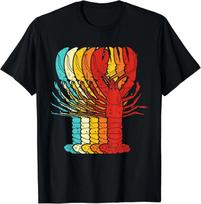 Vintage Lobster Tee Gift Unisex T-Shirt 4XL red