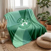 Hibernian FC Soft Flannel Fleece Blanket Lightweight Cozy Warm Throw Blanket For Sofa Bed Home Decor 75x90cm