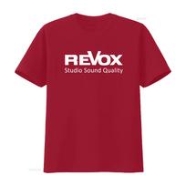 New Revox Logo T Shirt Funny Size S To 5xl Vintage Unisex Breathable Slightly Comfortable Versatile Casual S brown