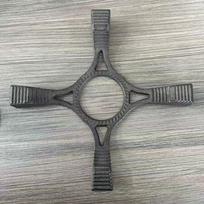 Anti-corrosive Cast Iron Gas Stove Stand Anti-skid Wok Support Ring  Outdoor Cooking 9.06x1.18 in gray