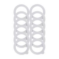 8/12Pcs Silicone Canning Seals Food Storege Jars Replacement Airtight Leak-Proof Silicone Seals Rings for Regular Mouth Canning