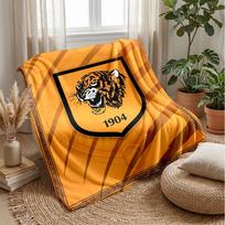 Hull FC Flannel Fleece Blanket Cozy Warm Throw Blanket For Couch Bed Travel All Season Use 75x90cm