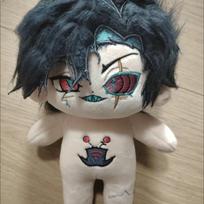 20Cm Hazbin Hotel Vox Anime Figures Cute Plush Cosplay Dress Up Cotton Doll Toys For Children Birthday Festival Gift For Friend no Skeleton