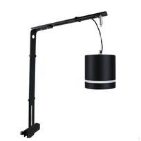 Aquarium Light Bracket Mount Fish Tank Stand Metal Adjustable Lights Holder black