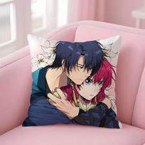 Bl Anime Y-Yona Of The DawnS Pillow Case Soft Plush Fabric Double Sided Print Decorative Home Living Room Gift Cushion Cover 30cm x 30cm white