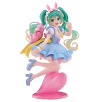 Hatsune Miku Rody Wonderland Anime PVC Action Figurine  AMP Fairy Tale Series Collectible Model Toy Birthday Gift for Fans gray