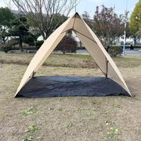 Beach Tent - Automatic Quick-Open Folding Triangle for Camping 2-3 Persons gray