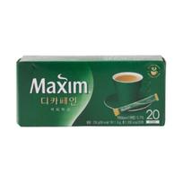 Maxim Decaf Korean Instant Coffee Mix Mild & Creamy 20 Sticks 1box(20ea) blue