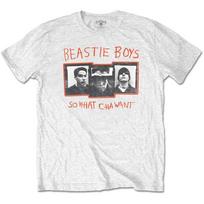 Beastie Boys So What Cha Want Marškinėliai Balti- L gray