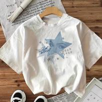 Freya Skye t-shirt female anime Vintage Grunge Breathable University 2000s tshirt 80s Classic Graphic harajuku 2000s Grunge M gray
