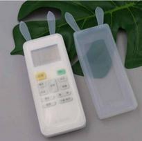 Cute Rabbit Luminous Waterproof Remote Control Dust Cover for TV and Air Conditioner 1 gray