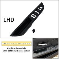 Skirta BMW 5 serijos E60 E61 520 523 525 530Li 2006-2010 m. Vidaus durų rankenėlė Durų rankenėlė, Kairės pusės vairas Dešinės pusės vairas Durų lango jungiklio dangtelis Front Right Black RHD black