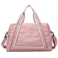Multi-functional Travel & Gym Bag with Shoe Compartment beige