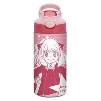 Anime Cartoon Spy x Family Printed Stainless Steel Vacuum Thermos Water Cup 301-400ml white