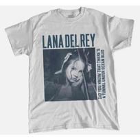Lana Del Rey Albumo Marškinėliai Lana Del Rey Raštas Unisex Marškinėliai Vasaros Naujas Retro Atsitiktinis Unisex Mada Y2K Marškinėliai S gray