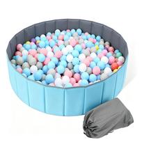 Foldable Ball Pit Kids Playpen 120x30cm (Balls not included) Ideal for Children and Pets (Dogs & Cats), Thick, IndoorOutdoor Use, Portable Pet Fence,