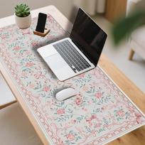 Extra Large D Flat Gaming Mat for Desktop Perfect Office  Desk Accessory for All Genders 300x800x2mm gray