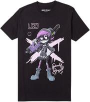 Murder Drones Uzi Anime Style T-shirt M gray