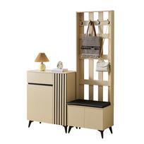 Combination Set: Coat Rack with Bench & Sideboard/Shoe Cabinet – Stylish Storage Solution for Hallway, Living Room and Bedroom.[OLD SKU: GL3627N]