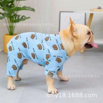 Pet Clothing Dog Clothes French Bulldog Corgi Bulldog Comfortable, Soft and Elastic 21 Bull Bear Four Legs L