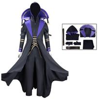 Anime The Eminence in Shadow Cid Kagenou Cosplay Costume Black Windbreaker Uniform Cloak Halloween Makeup Ball Costume XS