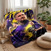 Luke Littler Flannel Fleece Blanket Cozy Warm Throw Blanket For Couch Bed Travel All Season Use 75x90cm