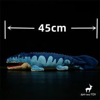 Mosasaur High Fidelity Anime Cute Jurassic Plushie Ocean Dinosaur Plush Toys Lifelike Animals Simulation Stuffed Doll Kawai Toy