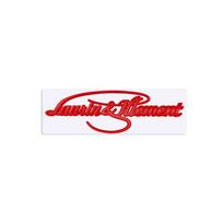 Metal 3D Badge L&K Logo Car Rear Trunk Body Sticker Emblem For Skoda Octavia Superb Kamiq Karoq Kodiaq Rapid Laurin & Klement