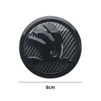 80mm 90mm ABS emblema Skoda Fabia 1 2 Octavia a7 RS Superb Rapid Yeti Karoq Vision automobiliui Priekinė Galinė Bagažinės Dangčio Lipdukas
