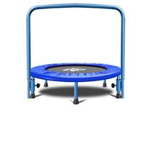 36  Fitness Trampoline Sports Trampoline for Indoor and Outdoor Use Round Jumping Cardio Trampoline for Kids 36inch mėlyna