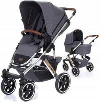 ABC Design Salsa 4 Air vežimėlis su lopšiu, sulankstytas 95 × 63 cm