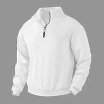Fashion Autumn Men Sweatshirts Men's Fleece Masculine Zipper Jacket Lapel Sweater XXXL