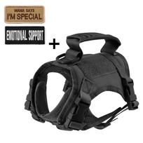 Tactical Cat Harness with 2 Patches Stickers For Puppy Military Vest Harnesses Service Working Training Small Dogs Accessories juoda