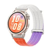 Universal 18/20/22mm wristbands  Huawei WATCH GT/Runner2, Garmin ActiveS/GT4with breathable and gradient-textured nylon fabric for a comfortable fit 22mm gray