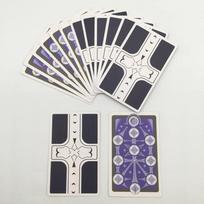 31pcs/Set Anime JoJo's Bizarre Adventure Kujo Jotaro Cosplay Tarot Paper Poker Card Plate Activity Props great for daily use gray
