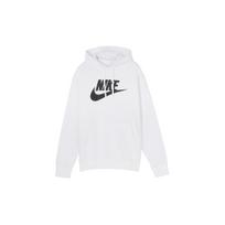 Nike Club Fleece Printed Pullover Hoodie Men Tops White BV2974-100 XL white