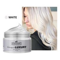 Dimshow Hair Color Wax For Men & Women Hair Clay  One-Time Temporary Styling Dye Cream Easy Wash Hair Beard Color