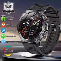 T-Rex 3 Military Grade 1000mAh Battery Smart Watch IP68 Waterproof GPS Bluetooth call AMOLED HD Men Sports 2026 New Smartwatch Silicone