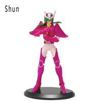 Stock In Anime Figure Phoenix Ikki Hyoga Seiya Shiryu Standing Armor Model Children'S Toys Pvc Box Desktop Collection Toys pink