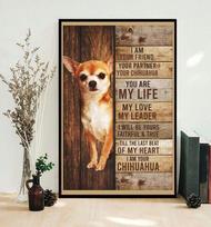 Chihuahua I Am Your Friend Chihuahua Metal Sign Metal Poster Wall Art Decor Tin Sign 30x40cm(11.8x15.7inch)