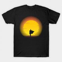 Hokuto No Ken Kenshiro Classic manga Fist of the North Star Retro Anime T shirt Large size Tops S yellow