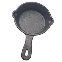 8.5CM Cast Iron Material Frying Pan Non-stick Cookware Fried Steak Pot Saucepans 1